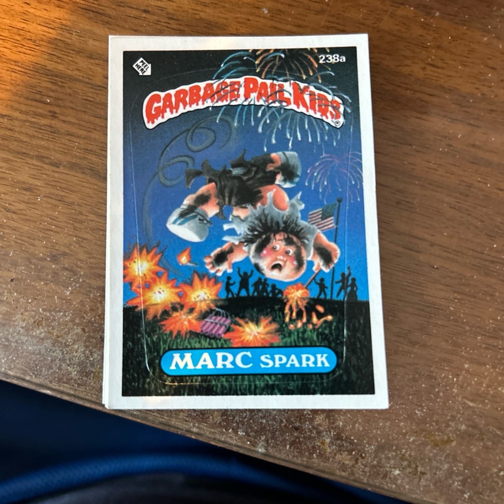 Garbage Pail Kids Trading Card - Marc Spark 238a